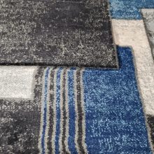 Lenóra kék modern szőnyeg 80 x 150 cm