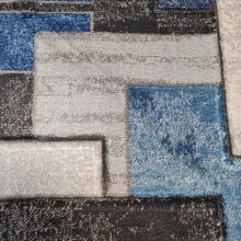 Lenóra kék modern szőnyeg 80 x 150 cm