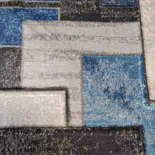 Lenóra kék modern szőnyeg 80 x 150 cm