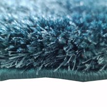 Elenor kerek shaggy szőnyeg 120 cm éjkék