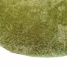Localita kerek shaggy szőnyeg 120 cm zöld
