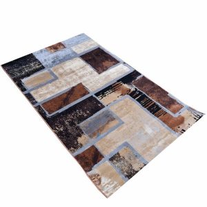 Lumbarda Modern Futószőnyeg Barna Bézs 80 x 300 cm