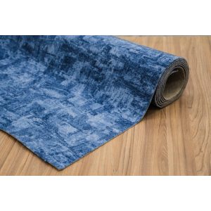 Luzon modern kék padlószőnyeg 4 m széles