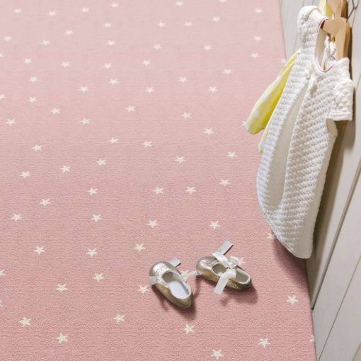 Mágika gyerek szőnyeg padlószőnyeg rózsaszín csillagos 4 m széles