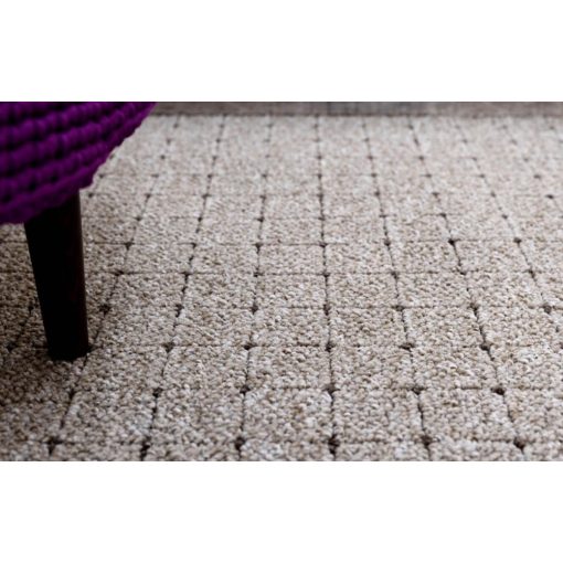 Mandala Modern Elegáns Bézs Padlószőnyeg Mintás 4 m széles