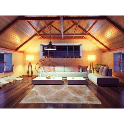 Maximusz prémium shaggy szőnyeg 80 x 150 cm arany barna