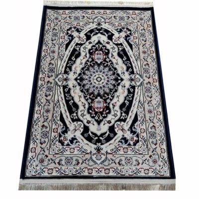 Medina elegáns klasszikus futószőnyeg kék bézs