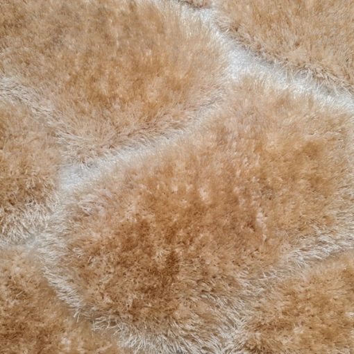 Metód prémium puha shaggy futószőnyeg 80 x 300 cm arany barna