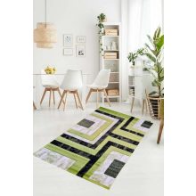 Mijari Modern Zöld Szőnyeg 70 x 100 cm