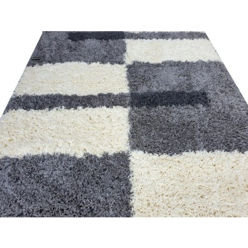 Molise modern nagyméretű shaggy szőnyeg 200 x 300 cm szürke