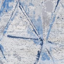 Mollans Nagyméretű Modern Szőnyeg Kék Bézs 200 x 300 cm