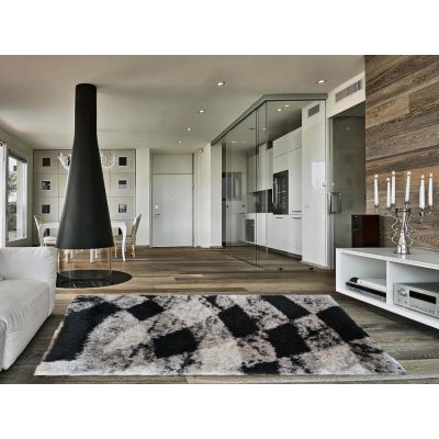 Momoka prémium shaggy szőnyeg 200 x 300 cm szürke