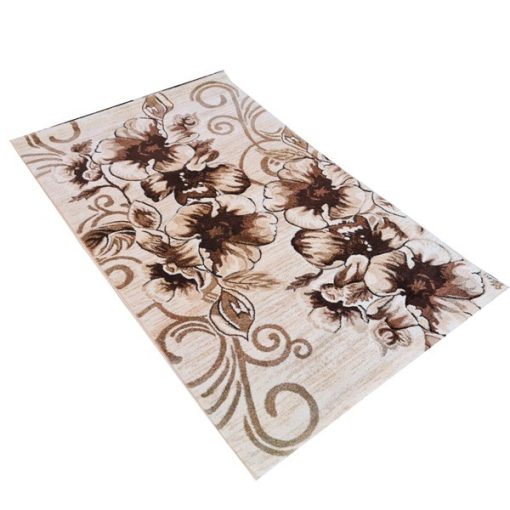 Mulán Barna 3D Virágmintás Modern Szőnyeg 125 x 200 cm