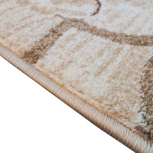 Mulán Modern Virágmintás Barna Futószőnyeg 80 x 300 cm