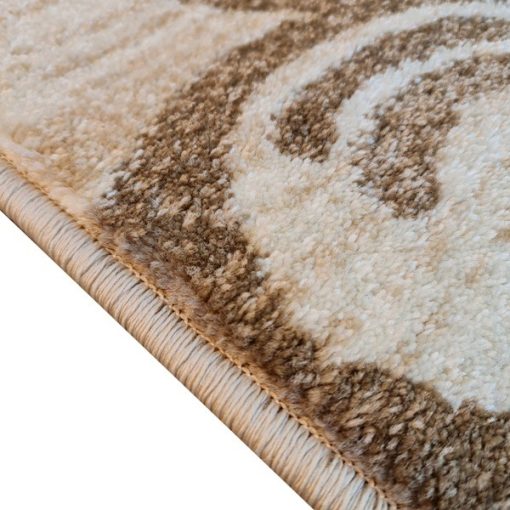 Mulán Modern Virágmintás Barna Futószőnyeg 80 x 300 cm