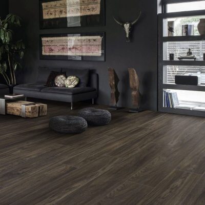 Muzaka sötétbarna modul vinyl padló fahatású LVT 2,5 mm