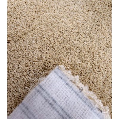 Nadir Bézs Shaggy Padlószőnyeg Vastag 4 m széles