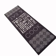 Naim Konyhai Szőnyeg Antracit Modern Csúszásgátlós 50 x 150 cm