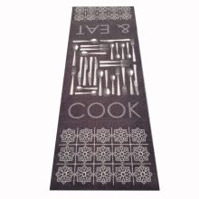 Naim Konyhai Szőnyeg Antracit Modern Csúszásgátlós 50 x 150 cm