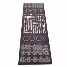 Naim Konyhai Szőnyeg Antracit Modern Csúszásgátlós 50 x 150 cm