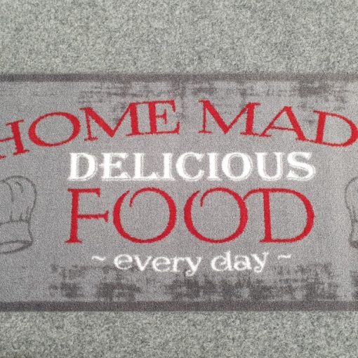 Nelda Konyhai Szőnyeg Prémium Mosható Szürke 50 x 150 cm