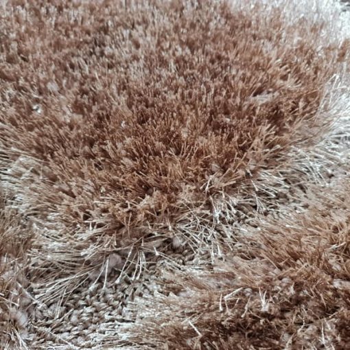 Nelzon hosszú szálú szőnyeg 125 x 200 cm barna shaggy