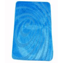 Noel 3 részes Kék Fürdőszoba Szőnyeg Szett 50 x 80 cm