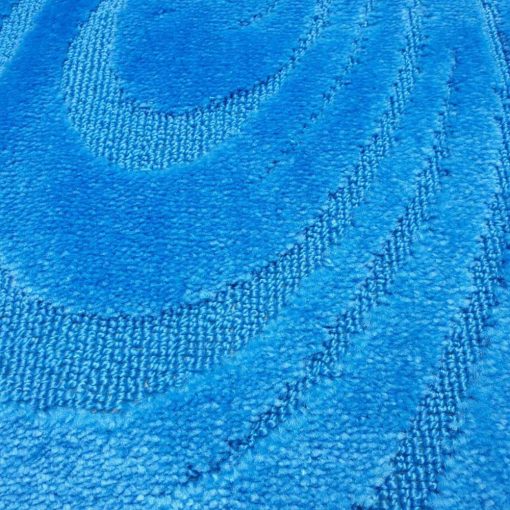 Noel 3 részes Kék Fürdőszoba Szőnyeg Szett 50 x 80 cm