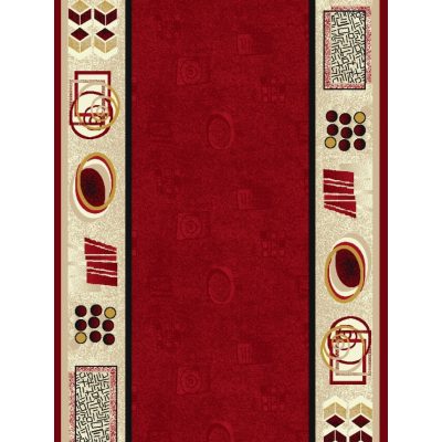 Noéla Tekercses Futószőnyeg Bordó