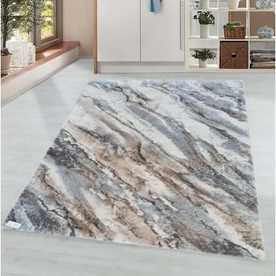   Nyikola modern nagyméretű szőnyeg 250x350 cm szürke bézs