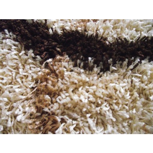 Oxford Modern Shaggy Szőnyeg Bézs Barna