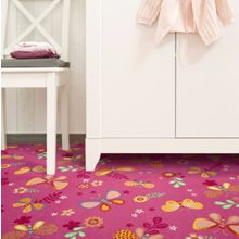 Marielos pillangós padlószőnyeg pink