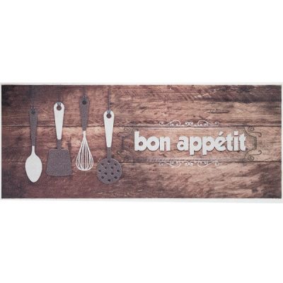   Paletta konyhai szőnyeg barna bézs 60 x 150 cm bon appetite