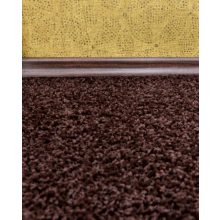 Palmira Barna Shaggy Padlószőnyeg 4 m széles