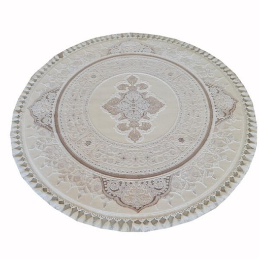 Pantano kerek klasszikus szőnyeg 120 cm bézs