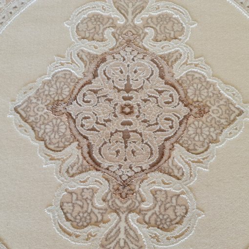 Pantano kerek klasszikus szőnyeg 120 cm bézs