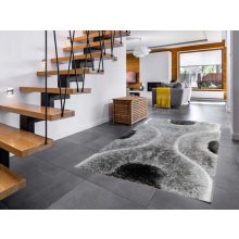 Pentele prémium szürke shaggy szőnyeg 150 x 230 cm