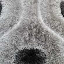 Pentele prémium szürke shaggy szőnyeg 150 x 230 cm