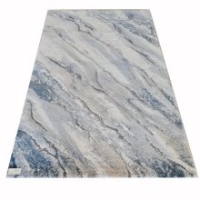 Piazetta modern futószőnyeg 80x300 cm szürke kék