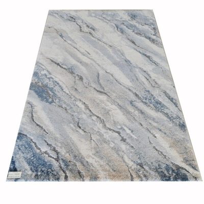 Piazetta modern futószőnyeg 80x300 cm szürke kék