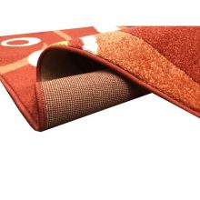 Point modern szőnyeg 200 x 280 cm narancssárga