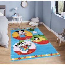 Poppins Disney Gyerekszőnyeg Donald Plútó Mickey Kék