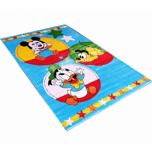 Poppins Disney Gyerekszőnyeg Donald Plútó Mickey Kék