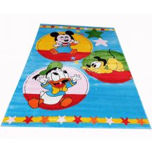Poppins Disney Gyerekszőnyeg Donald Plútó Mickey Kék