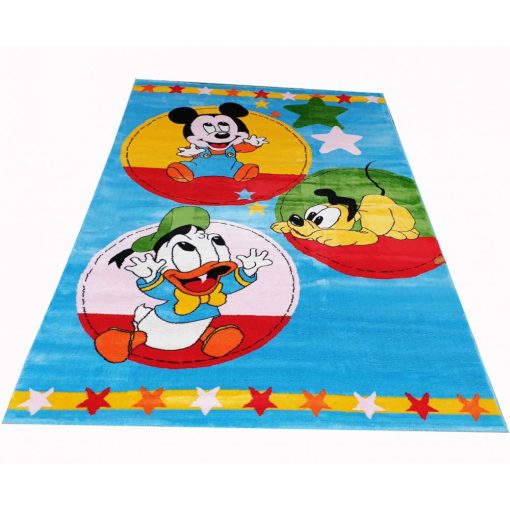 Poppins Disney Gyerekszőnyeg Donald Plútó Mickey Kék
