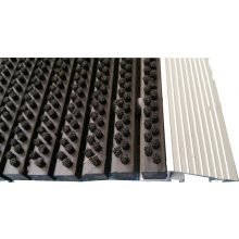 Random extra erős lábtörlő acélsodronyos fekete 50 x 80 cm