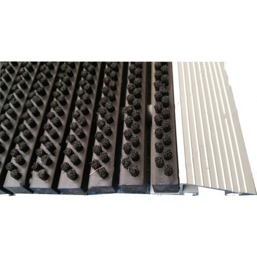 Random extra erős lábtörlő acélsodronyos fekete 50 x 80 cm