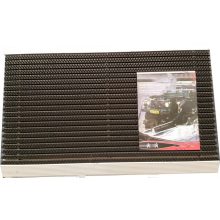 Random extra erős lábtörlő acélsodronyos fekete 50 x 80 cm