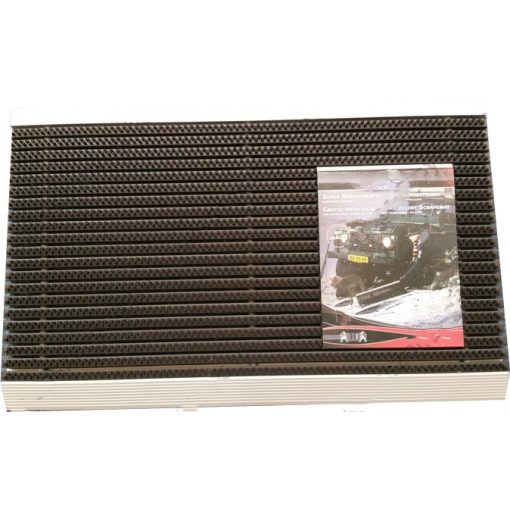 Random extra erős lábtörlő acélsodronyos fekete 50 x 80 cm