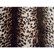 Retro Barna Pléd Ágytakaró Leopárd Mintával 150 x 200 cm